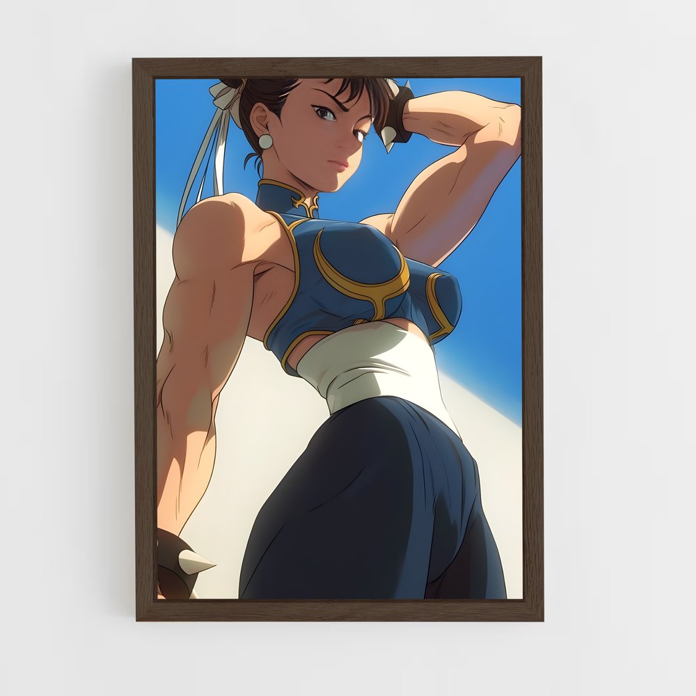 ap-chun li-5 cadre Bois foncé