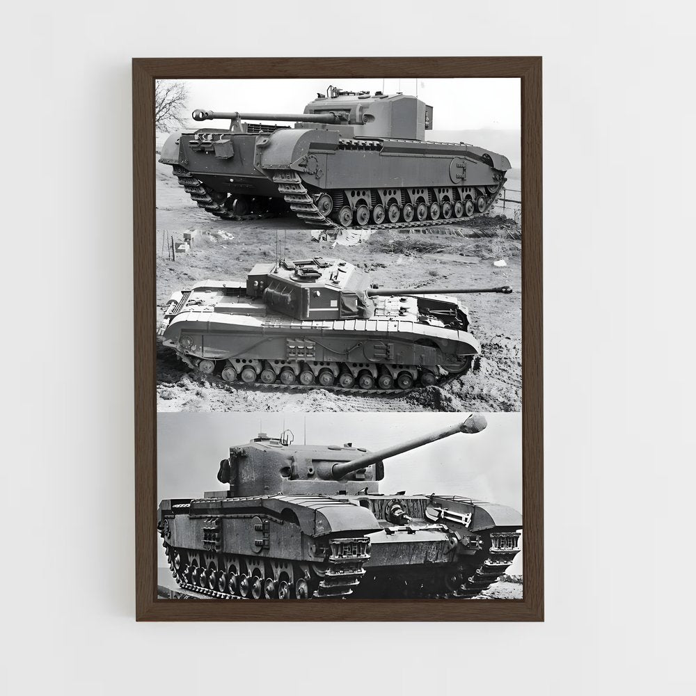 ap-churchill-1 cadre Bois foncé