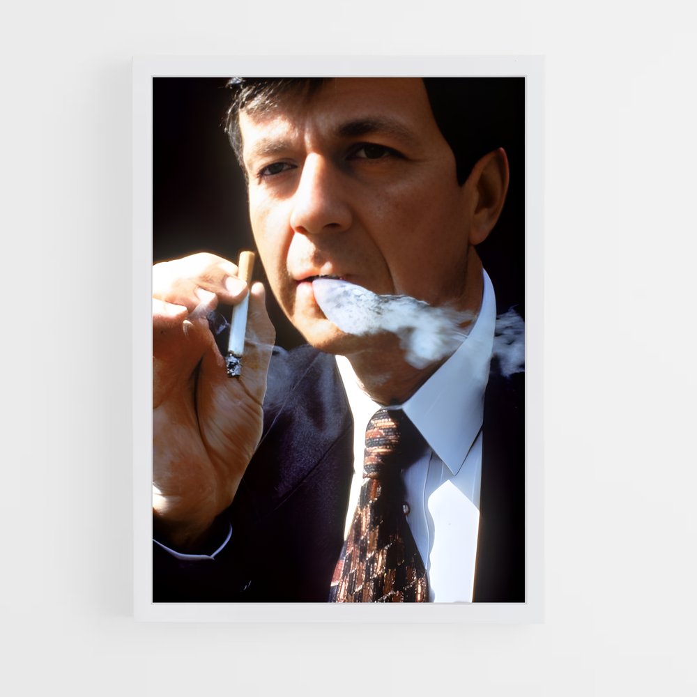 ap-cigarette smoking man-2 cadre Blanc