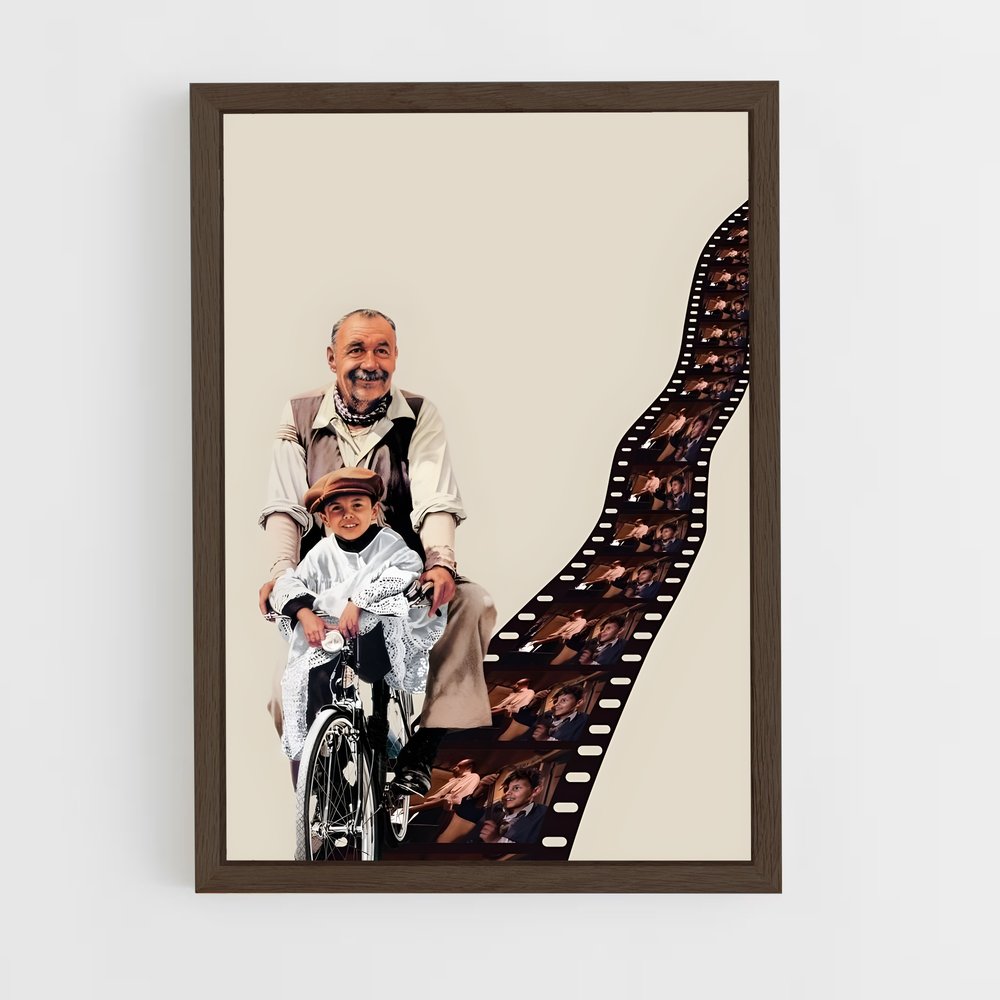 ap-cinema paradiso-3 cadre Bois foncé