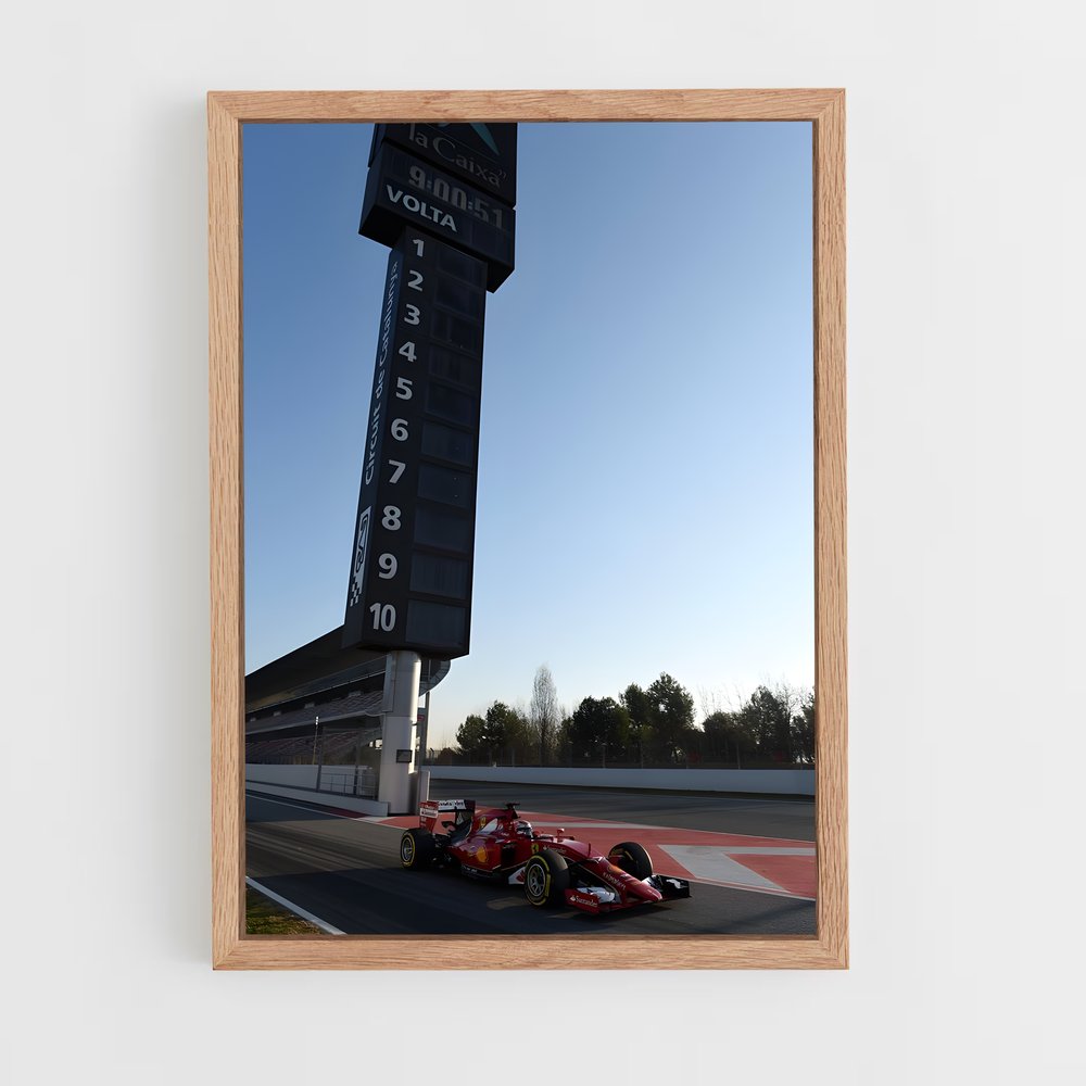 ap-circuit de barcelona-catalunya-5 cadre Bois clair