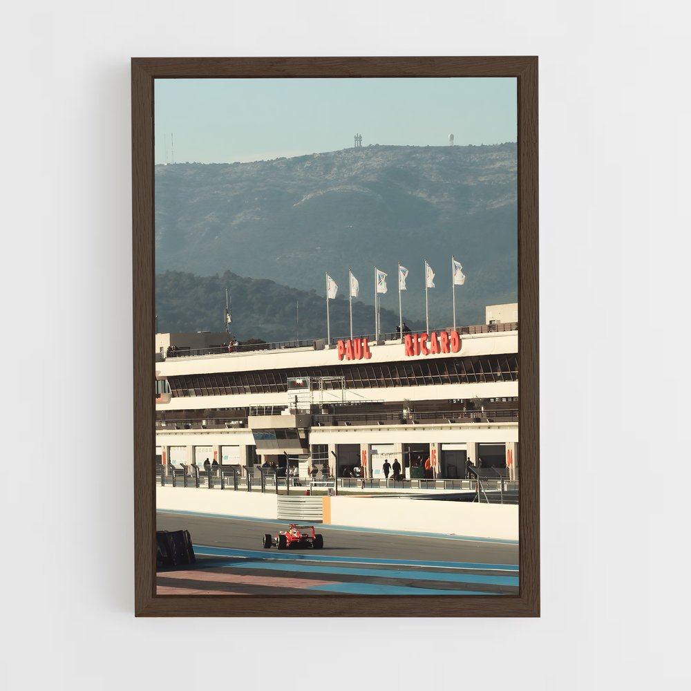ap-circuit paul ricard france-1 cadre Bois foncé