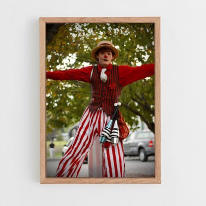 ap-circus performer-10 cadre Bois clair