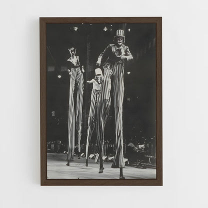 ap-circus performer-8 cadre Bois foncé