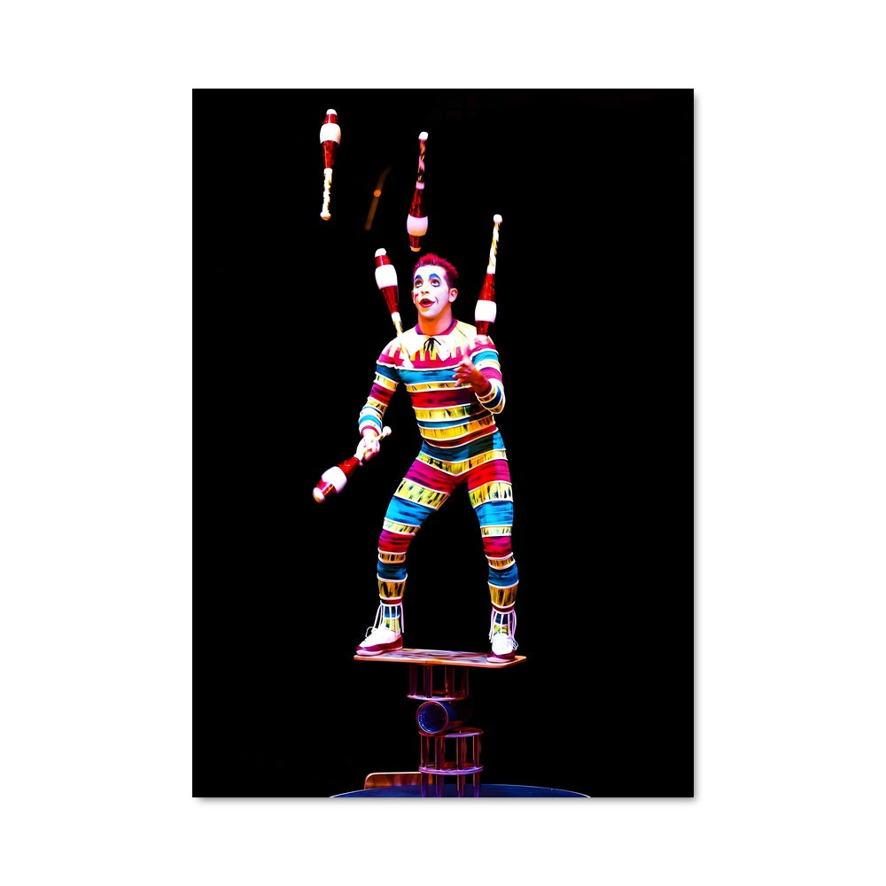 Poster Le Clown Équilibriste