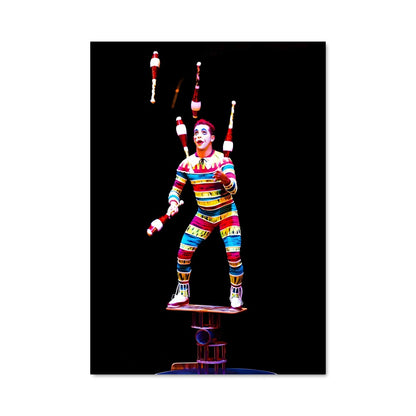 Poster Le Clown Équilibriste
