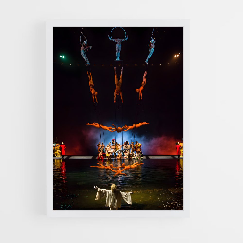 ap-cirque du soleil-5 cadre Blanc