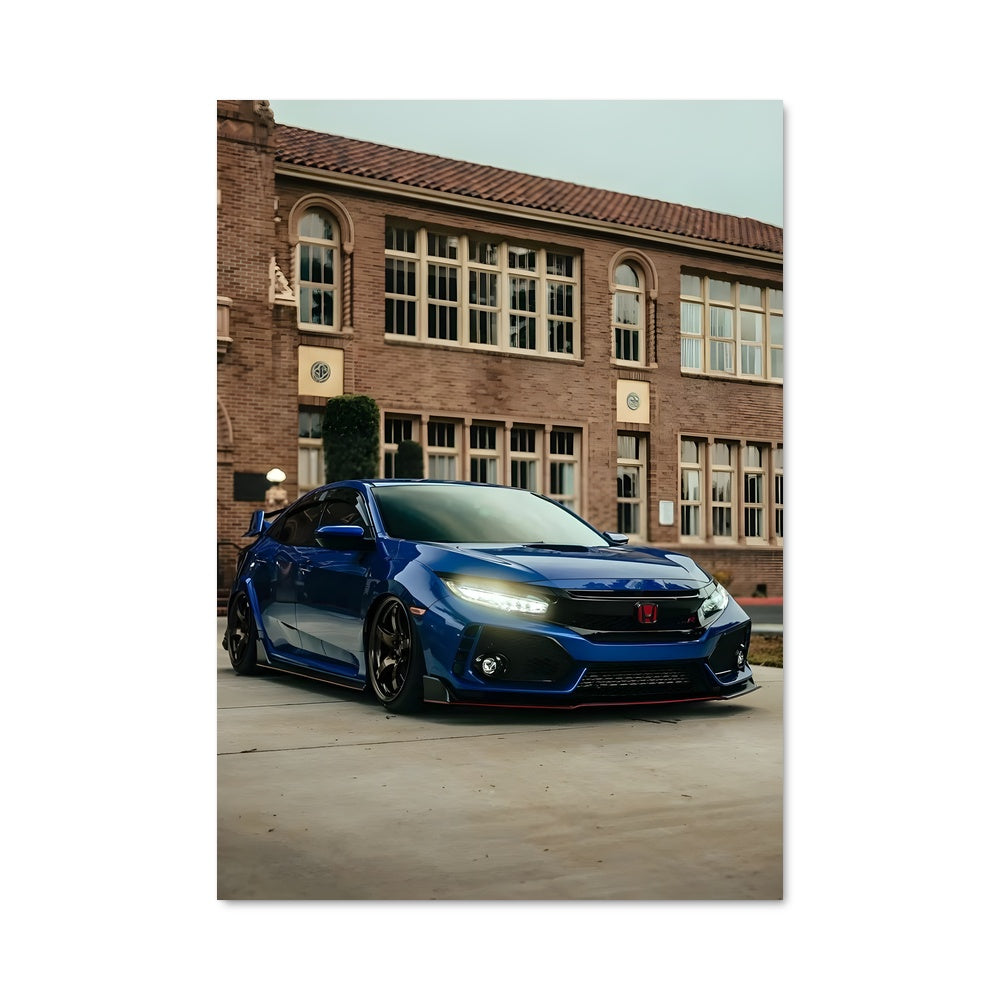 Poster Civic Blue Fury