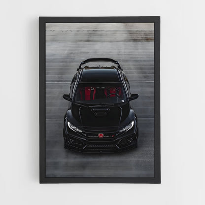ap-civic type r-1 cadre Noir