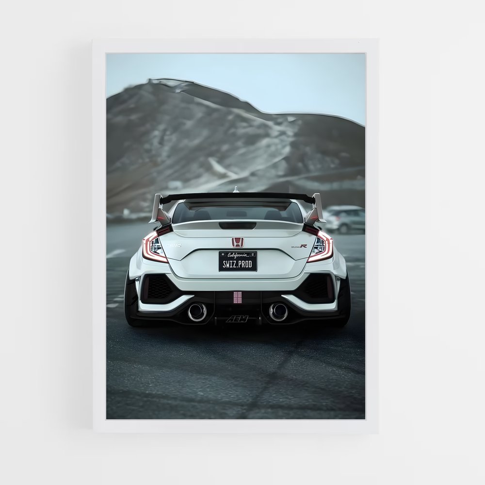 ap-civic type r-2 cadre Blanc