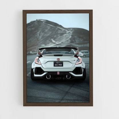 ap-civic type r-2 cadre Bois foncé