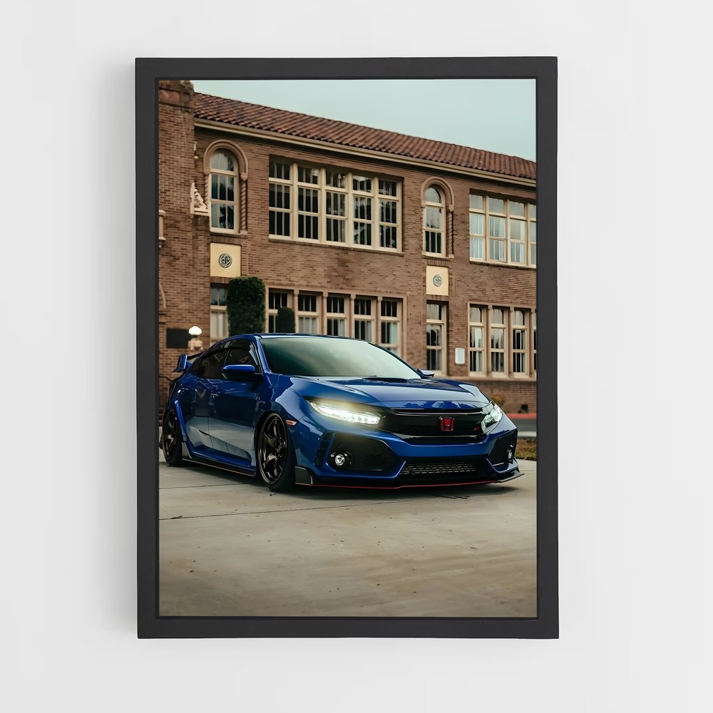 ap-civic type r fk8-4 cadre Noir