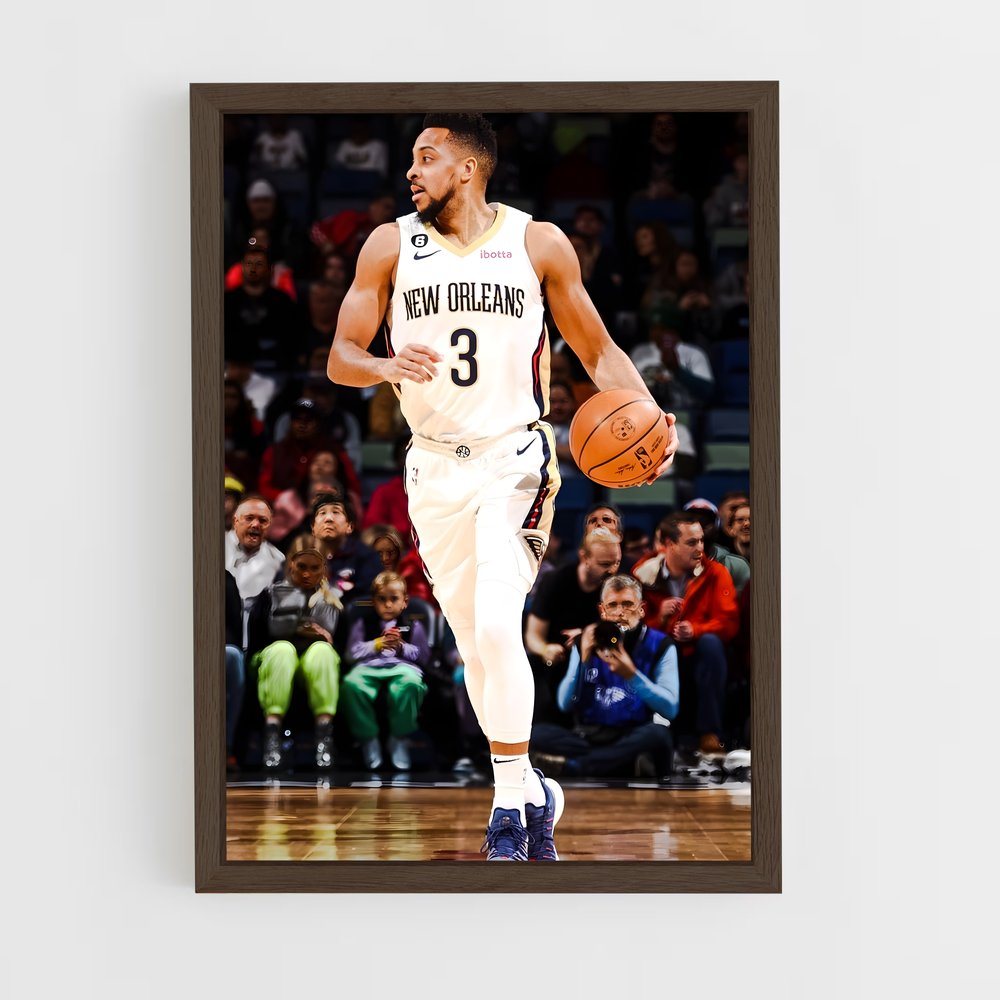 ap-cj mccollum-1 cadre Bois foncé