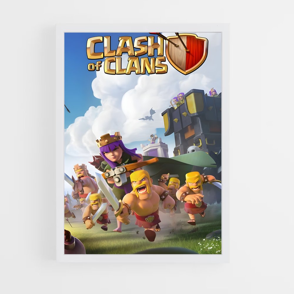 ap-clash of clans-8 cadre Blanc