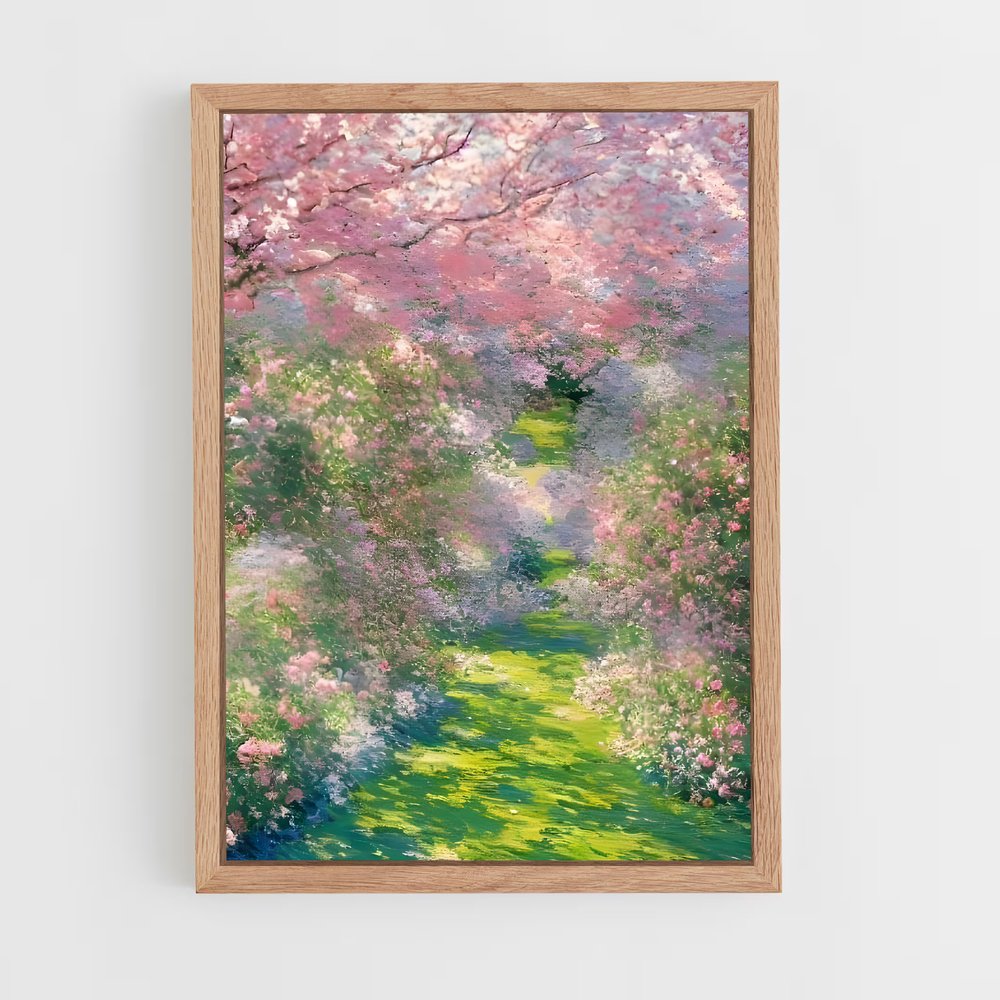 ap-claude monet-3 cadre Bois clair