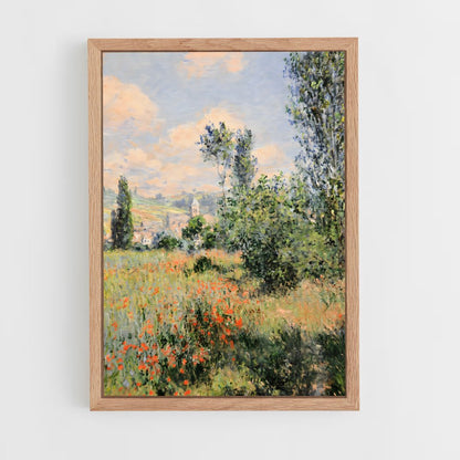 ap-claude monet-9 cadre Bois clair