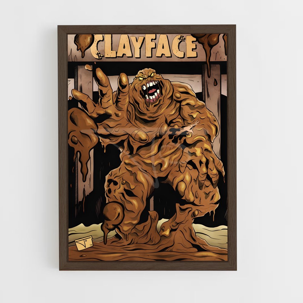 ap-clayface-8 cadre Bois foncé