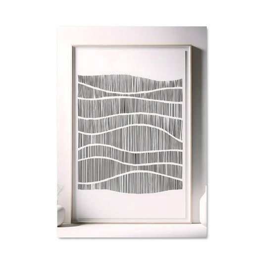 Poster Ondulations Élégantes