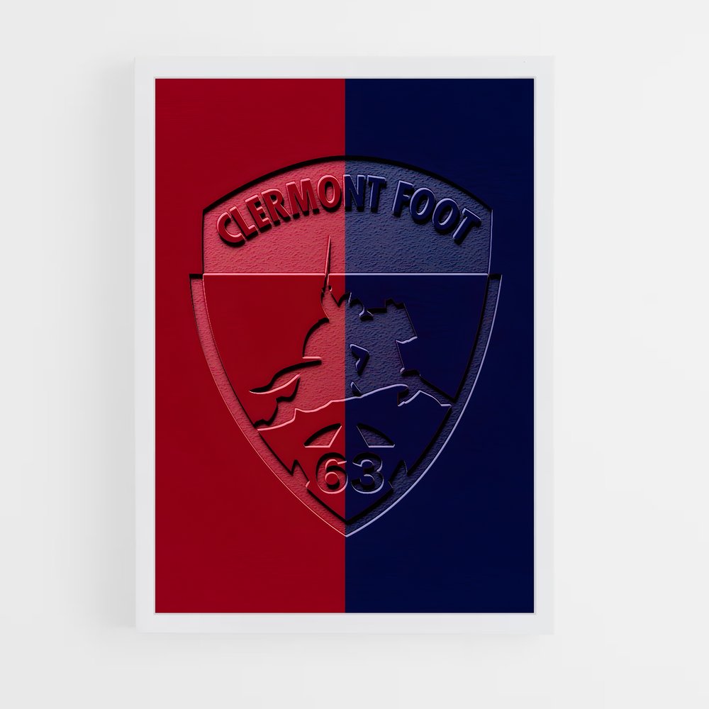 ap-clermont foot 63-2 cadre Blanc