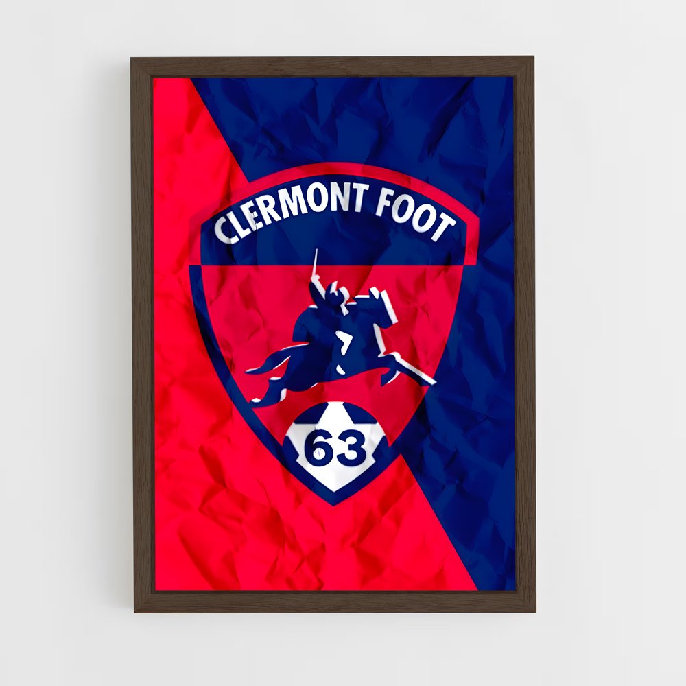ap-clermont foot 63-3 cadre Bois foncé