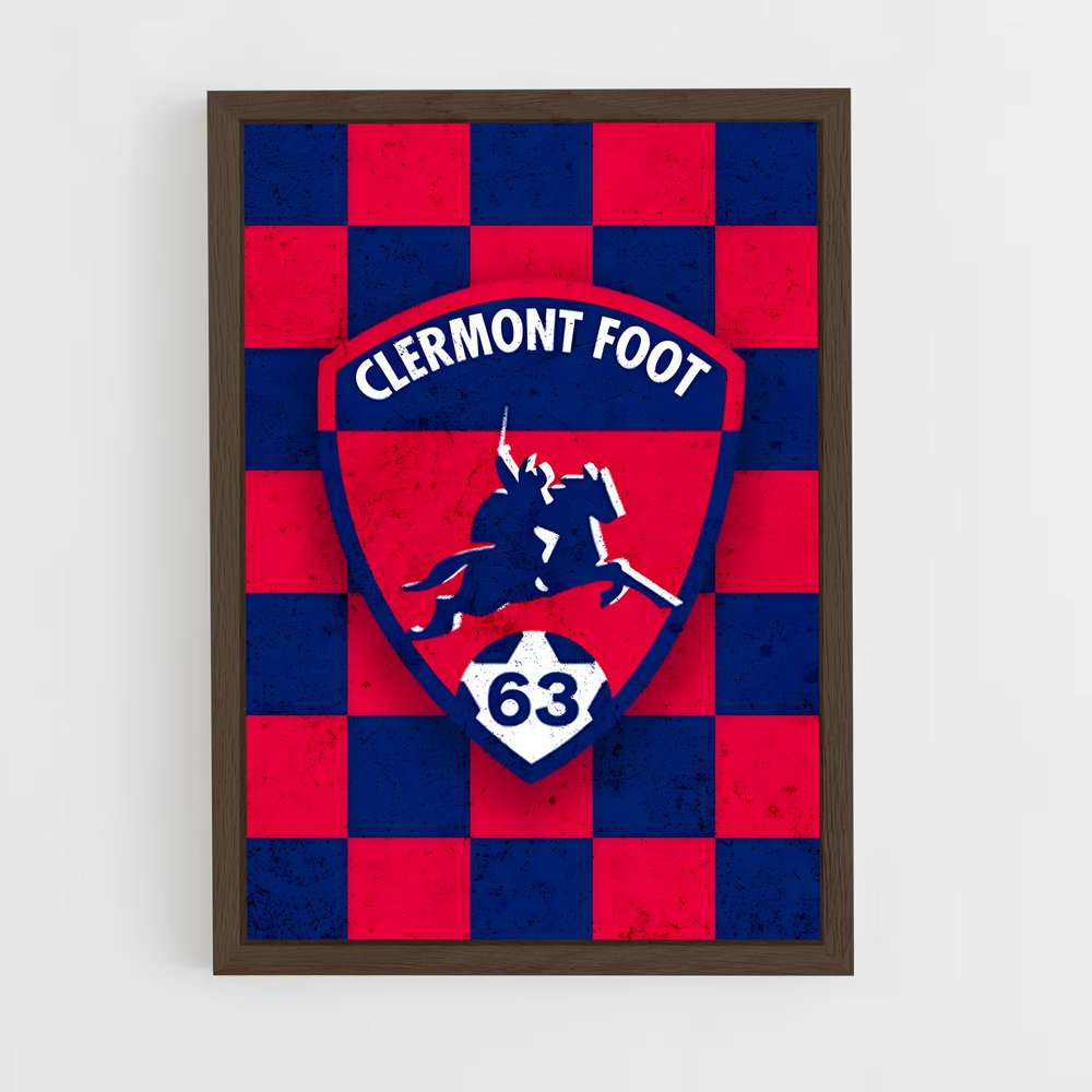 ap-clermont foot 63-4 cadre Bois foncé