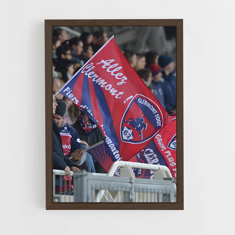 ap-clermont foot 63-8 cadre Bois foncé