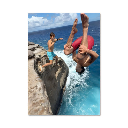 Poster Plongeon Extrême