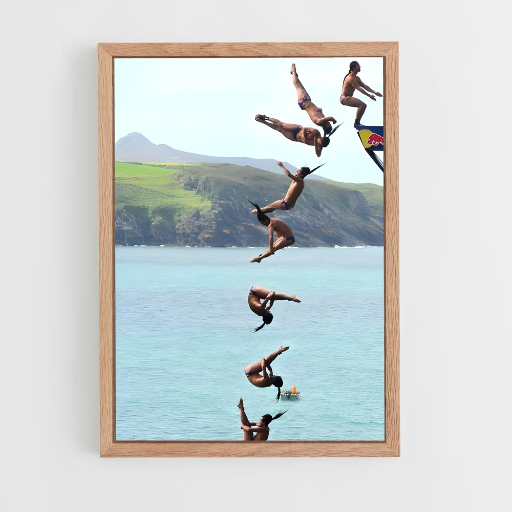 ap-cliff diving world series-8 cadre Bois clair
