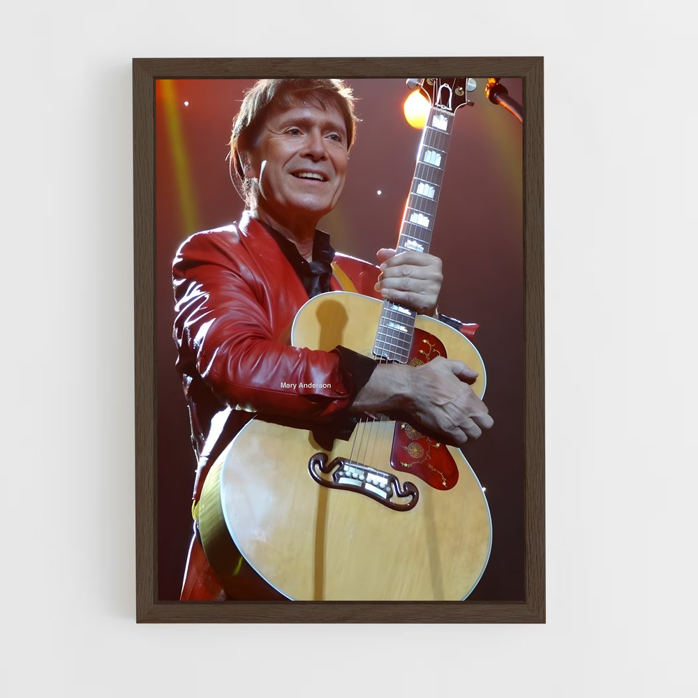 ap-cliff richard-1 cadre Bois foncé