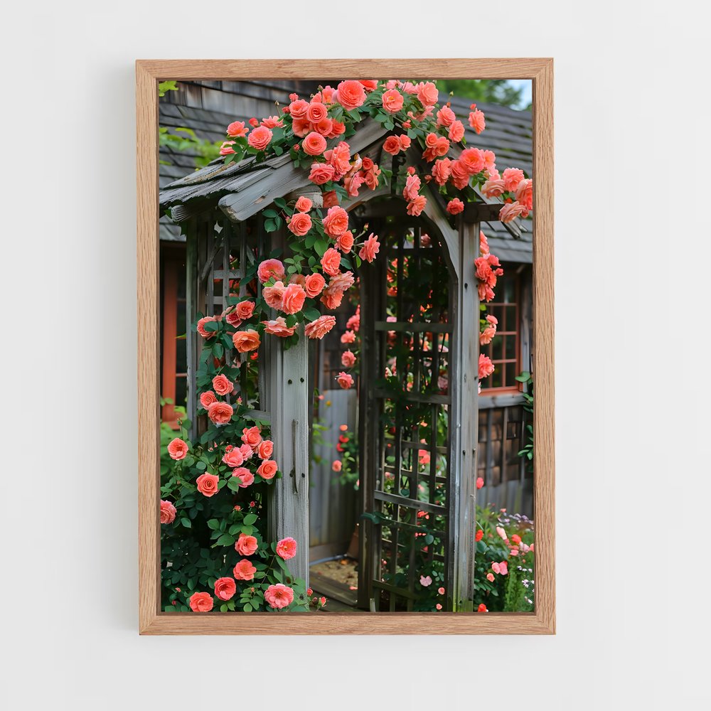 ap-climbing rose-3 cadre Bois clair