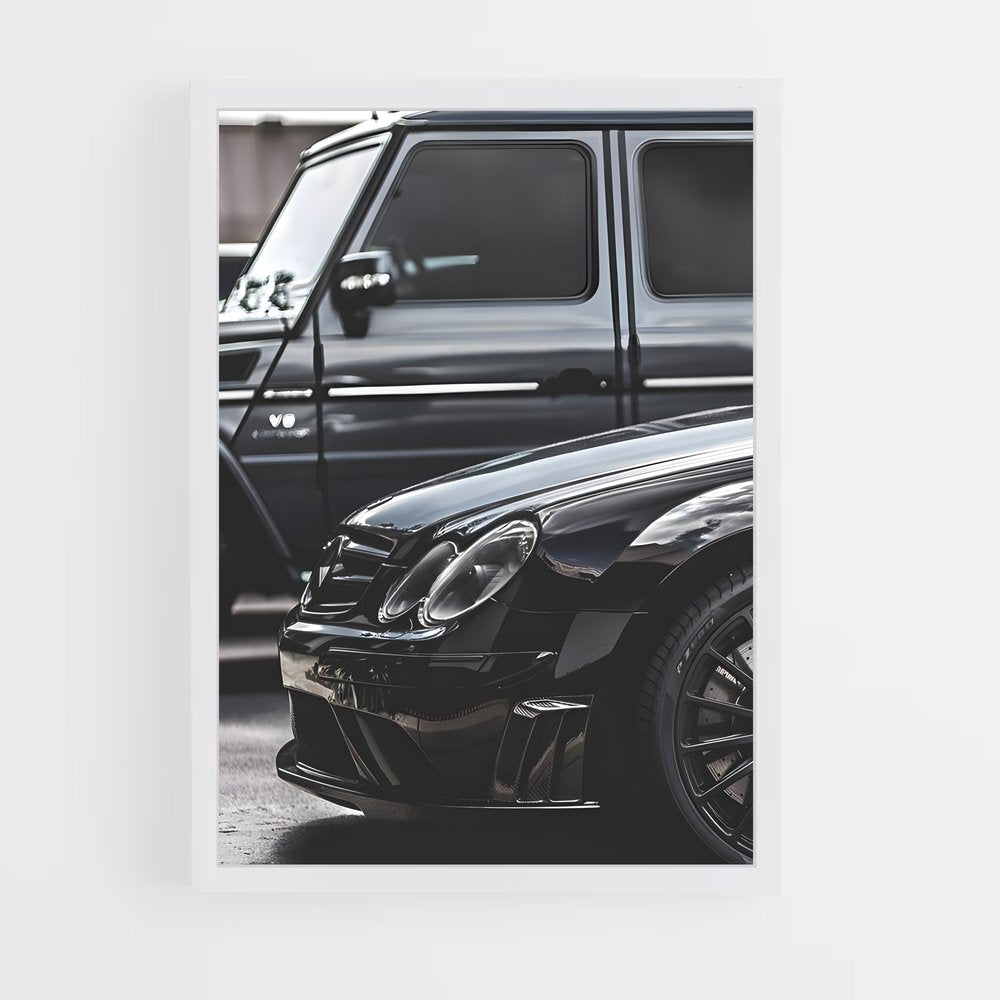 ap-clk 63 amg black series-4 cadre Blanc