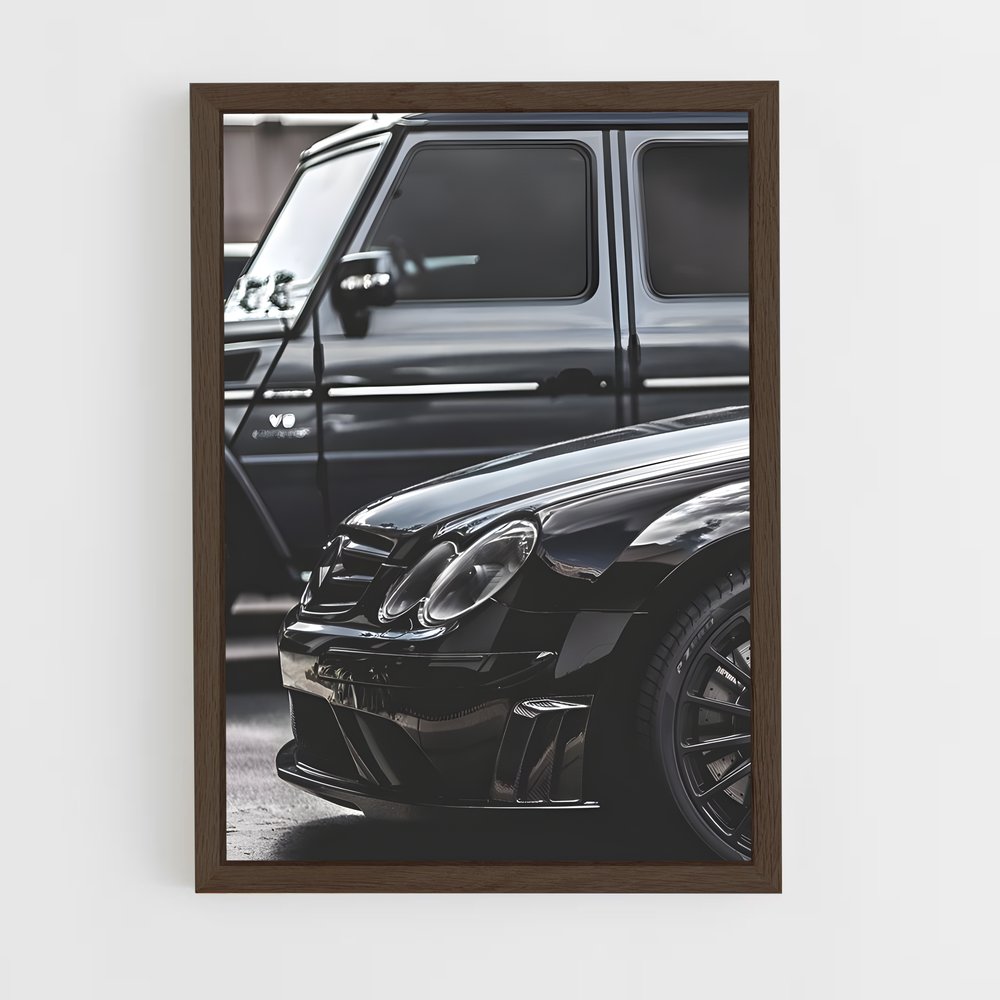 ap-clk 63 amg black series-4 cadre Bois foncé