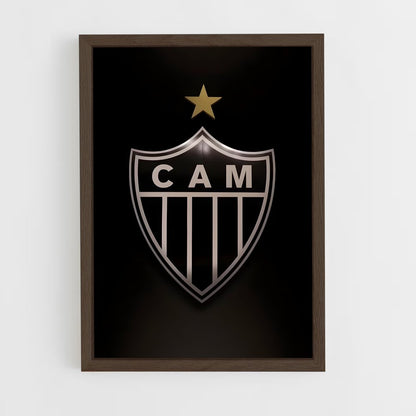 ap-club atletico mineiro-5 cadre Bois foncé