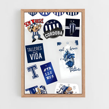 ap-club atletico talleres-1 cadre Bois clair