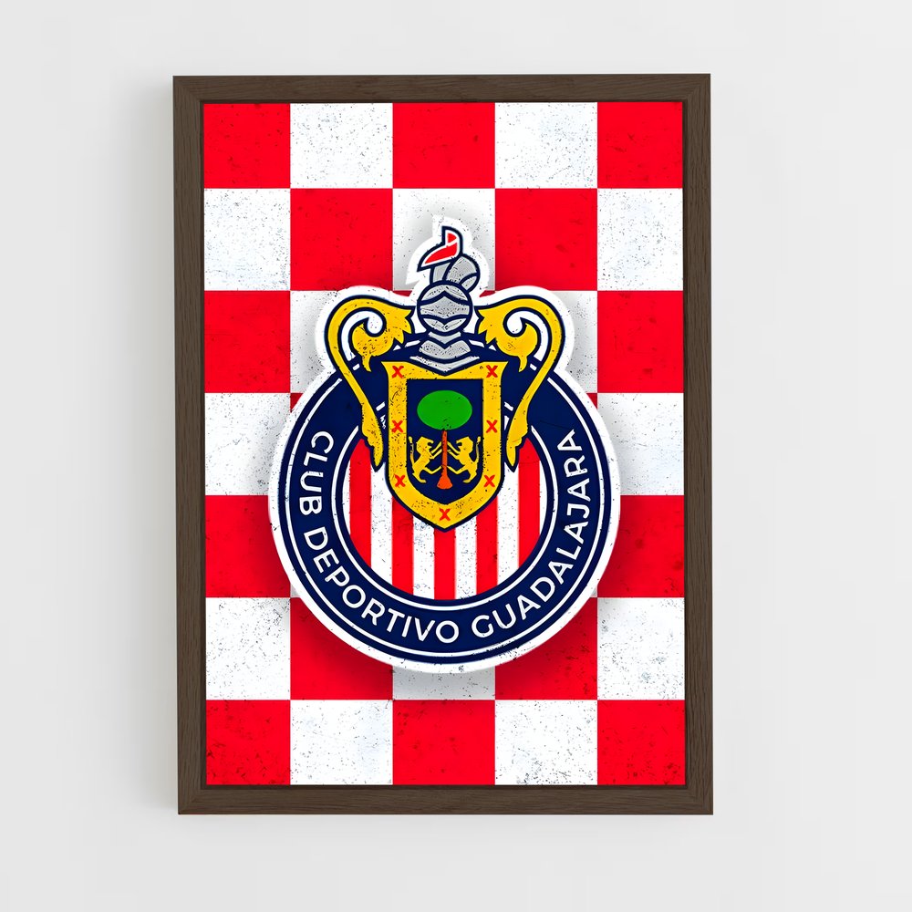 ap-club deportivo guadalajara-10 cadre Bois foncé