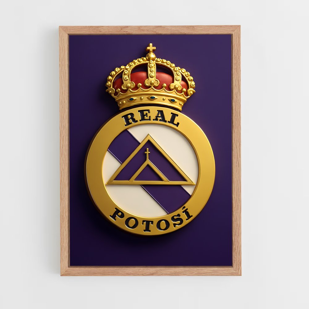 ap-club real potosi-2 cadre Bois clair