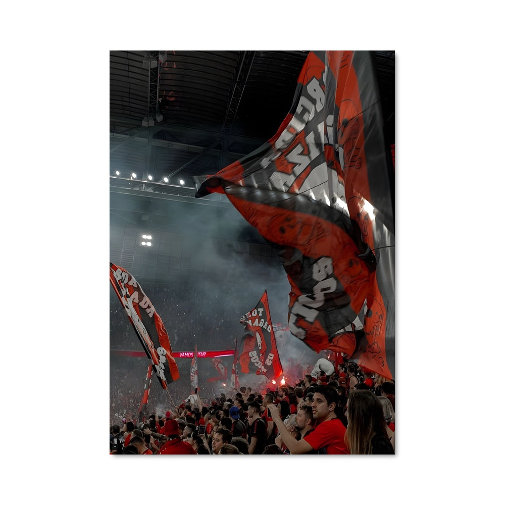 Poster Ferveur Rouge et Noir