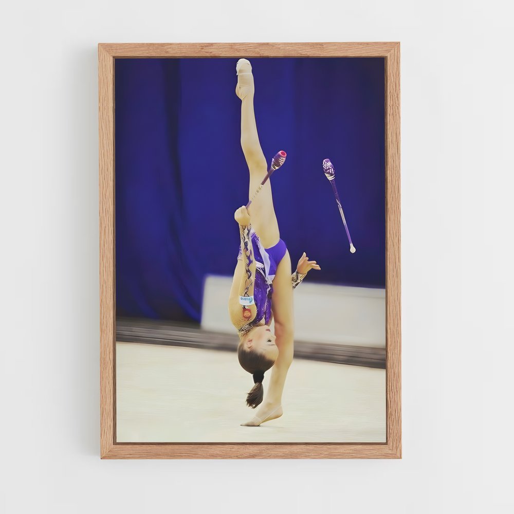 ap-clubs rhythmic gymnastics-2 cadre Bois clair