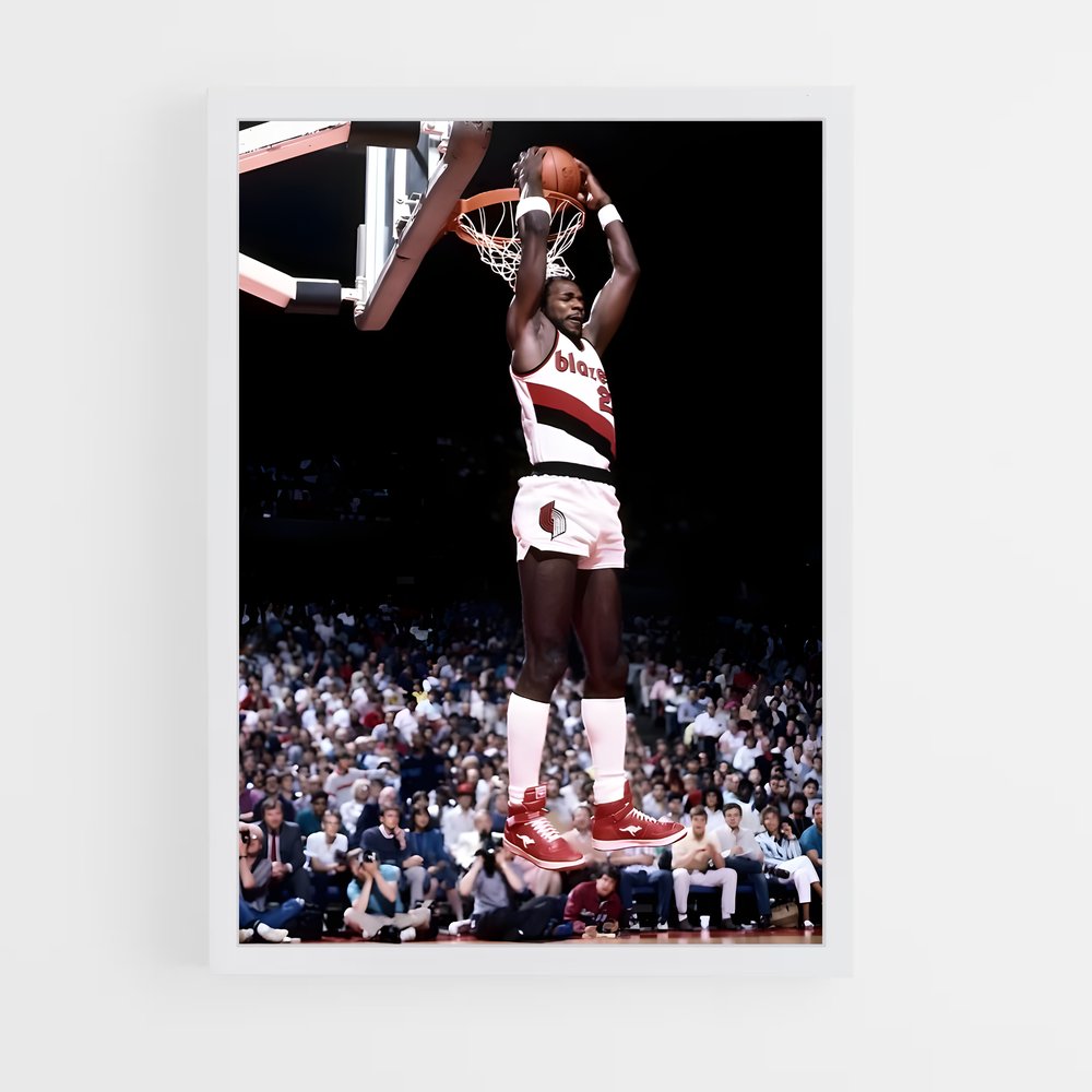 ap-clyde drexler-4 cadre Blanc