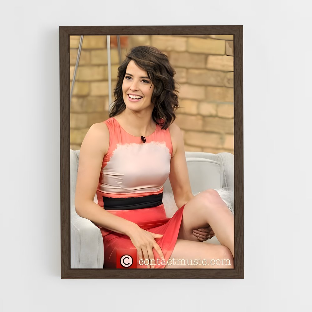 ap-cobie smulders-13 cadre Bois foncé
