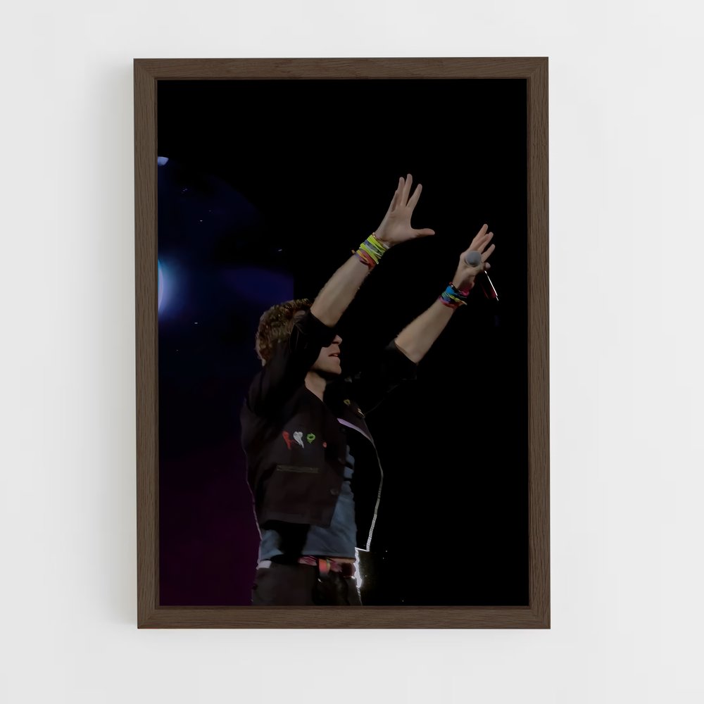 ap-coldplay-8 cadre Bois foncé