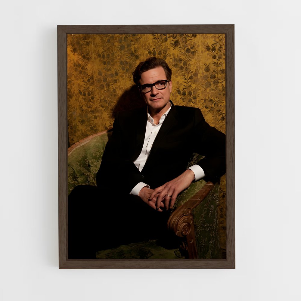 ap-colin firth-2 cadre Bois foncé
