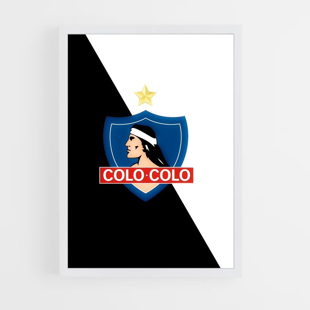 ap-colo colo chile football club-5 cadre Blanc
