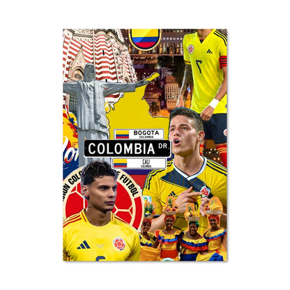 Poster Équipe de Colombie: Duel Épique