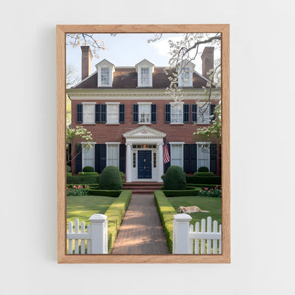 ap-colonial architecture-3 cadre Bois clair