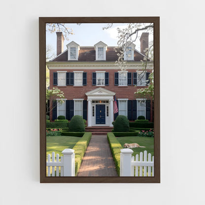 ap-colonial architecture-3 cadre Bois foncé