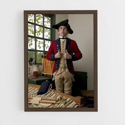 ap-colonial era-5 cadre Bois foncé