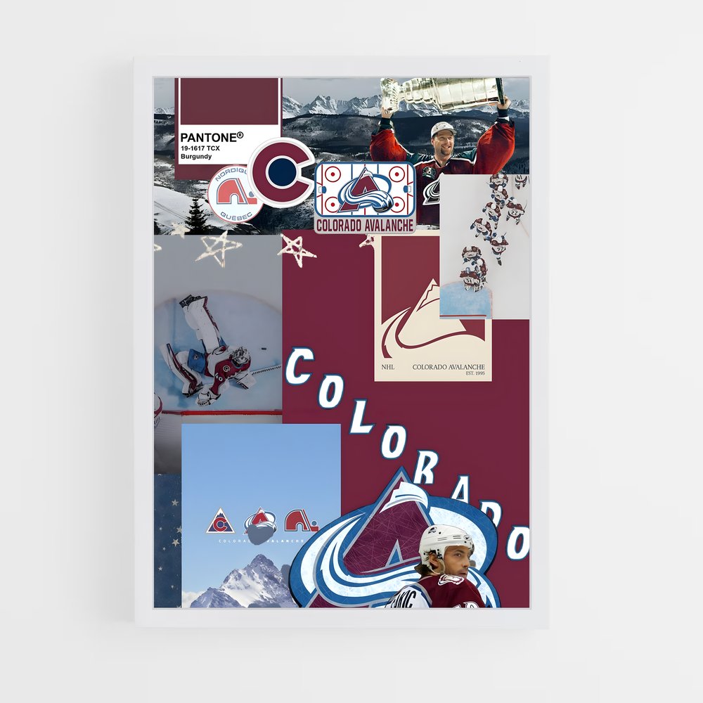 ap-colorado avalanche-11 cadre Blanc