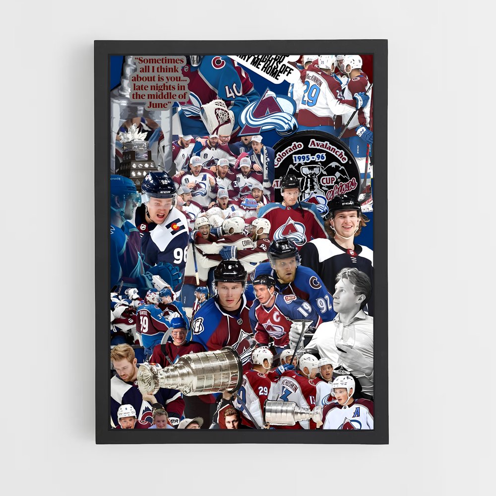 ap-colorado avalanche-15 cadre Noir
