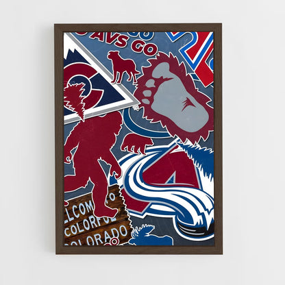 ap-colorado avalanche-5 cadre Bois foncé